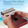 Unokki Kalimba 17 Key Thumb Piano, Lightweight & Durable Mahogany Mbira, Tuning Hammer, Velvet Bag - 4 of 4