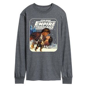 Men's - Star Wars - Han Leia Empire Strikes Back Long Sleeve Graphic T-Shirt - 1 of 3