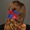 Unique Bargains Women's Halloween Sequin Bow Hair Elastics 1 Pc - 2 of 4