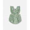 Girl Ditsy Floral Ruffle Muslin Romper - Deux par Deux - 2 of 3