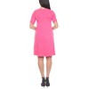 Women's Crisscross Neckline Maternity Dress with Pockets -White Mark - 3 of 3