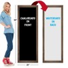 Excello Global Products Extra Large Gigantic Chalkboard Sign: 58"x25" Hangs in Both Directions/Reversible with Dry Erase Board on Back - 2 of 4