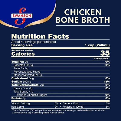 Swanson Gluten Free Chicken Bone Broth - 32 fl oz_10