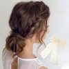 Unique Bargains Elegant Bow Ribbon Duckbill Hair Clips Hairdo Clip 1 Pc - 2 of 4