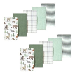 Luvable Friends Hudson Baby Flannel Burp Cloths 10pk - 1 of 1