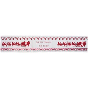 Northlight Dashing Through the Snow Rectangular Christmas Table Runner - 72" - 1 of 4