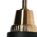 Brushed Brass and Matte Black