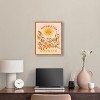 Art Remedy Sun Peaches Bees Never Stop Retro Summer Drinks Art Prints Framed - 2 of 4