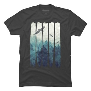 Men's Design By Humans Up From Above By NomAdartStudio T-Shirt - 1 of 4