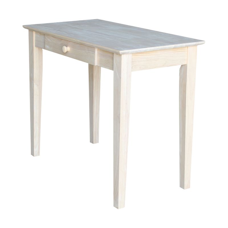 Solid Wood Writing Table Unfinished - International Concepts, 4 of 13