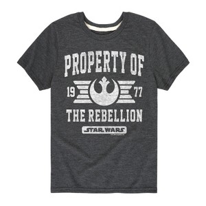 Boys' - Star Wars - Property Of Rebellion Short Sleeve Graphic T-Shirt - 1 of 4