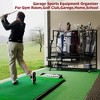 Movable Golf Bag Organizer, All In One Golf Bag Storage Garage Organizer, Sports Equipment Organizer, Golf Bag Storage Garage Organizer with Baskets - 4 of 4