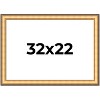 PosterPalooza | Traditional Gold Picture Frame - UV Acrylic, Backing Board, Hanging Hardware Included - 2 of 4