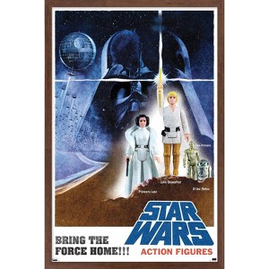 Trends International Star Wars: New Vintage - Bring The Force Home Framed Wall Poster Prints - 1 of 4