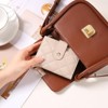 FATMOON Small Wallet for Women,RFID Blocking Bifold Wallet with Zipper Pocket 9 Card Slots,ID Window,Removable Sleeve for Parties,Shopping - 2 of 4