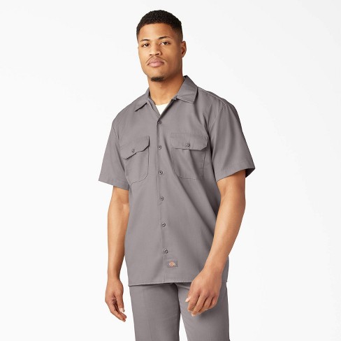 Dickies Short Sleeve Work Shirt Silver sv 2xlt Target