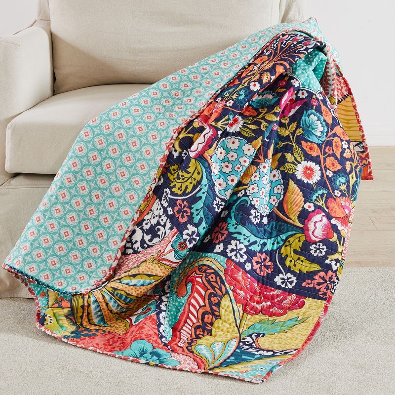Jules Bohemian Quilted Throw - Levtex Home, 1 of 7