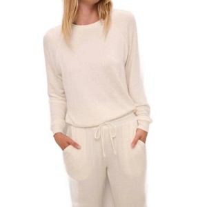 Women's Cozy Crew Pullover - Eberjey - 1 of 3