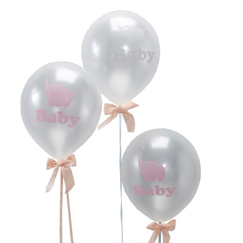 10ct Ginger Ray Baby Shower Balloons Little One Target