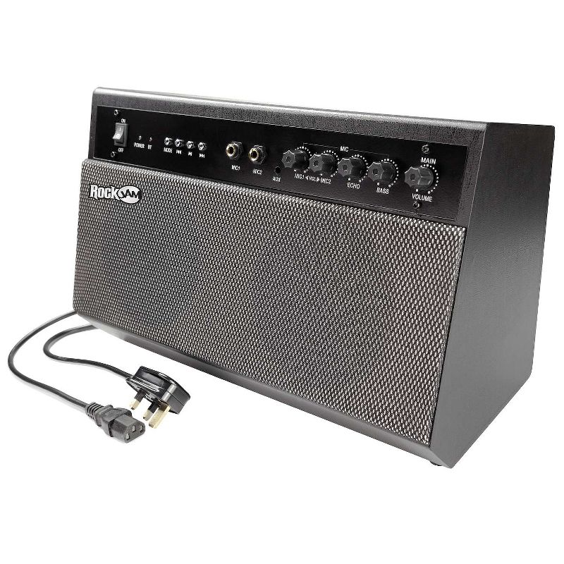 RockJam Bluetooth Karaoke Machine & PA System with 2 Karaoke Microphones KSK-BK-V, 2 of 7