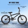 VEVOR BMX Bike, 20-Inch Wheel Freestyle Bike, BMX Race Bike with 360° Rotor and 4 Pegs, Beginner-Level BMX to Advanced Riders, BMX Bicycles - 3 of 4