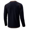 Men's Classic Crew Neck Long Sleeve Button T-Shirt Soft Breathable Fall Top - 2 of 4
