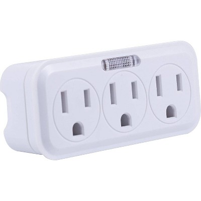 Photo 1 of General Electric 3 Outlet Grounded Tap with Guide Light