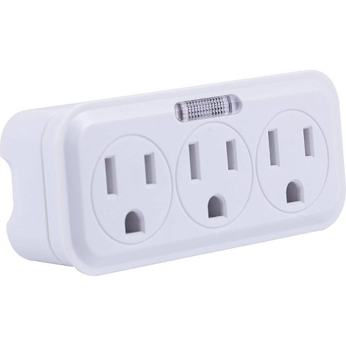 GE 3-Outlet Tap, Grounded 1 ea, Electronics