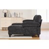 SeaCamel U-shaped Sectional Sofa 103.5" Chenille Fabric Couch with Dual Chaise Lounges, Storage Pockets and Armrest Pillows for Living Room - 3 of 4