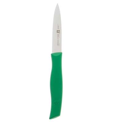 Kuhn Rikon 4-inch Nonstick Colori Serrated Paring Knife Green : Target