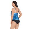 Trimshaper Women's Ronnie Two Tier Ruffle Tankini Swimsuit Top - 2 of 3