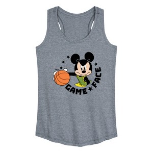 Women's - Disney - Game Face Basketball Graphic Racerback Tank - 1 of 4