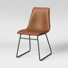 Project 62 bowden faux leather discount and metal dining chair caramel