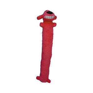 Multipet 66128 Loofa Plush Dog Toy, 24", Red - 1 of 1