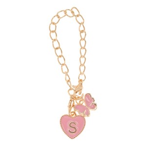 Unique Bargains Butterfly Heart Cup Chain Charm Water Cup Pendant 1 Pc - 1 of 4