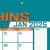 NFL Miami Dolphins 2025 22"x17" Desk Calendar - 4 of 4