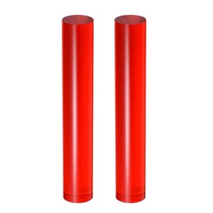 Unique Bargains DIY Crafts Acrylic Round Tube Non-Stick Durable Smooth Clay Roller 2 Pcs - 1 of 4