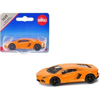 Bburago Lamborghini Aventador Orange Miniature Collectible 145 Scale Model  Toy Car 