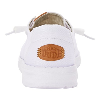 Обувь HEYDUDE Women Wendy Stretch Canvas , White, 8 — фото 7