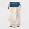 Women's Fine Ribbed Nep 3pk Crew Socks - Universal Thread™ - 2 of 2