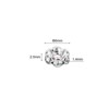 Unique Bargains Rhinestone Small Round Bulk Glass Spacer Beads for Jewelry Making Dark Silver 0.24" 200 Pcs - 2 of 4