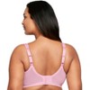 Glamorise Womens Magiclift Moisture Control Wirefree Bra 1064 Pink Heather  40g : Target