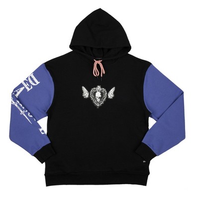 Death Note Light Yagami Long Sleeve Purple & Black Hooded Sweatshirt