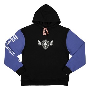 Death Note Light Yagami Long Sleeve Purple & Black Hooded Sweatshirt - 1 of 4