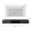POVISON 78.74" Black Floating TV Stand,Modern Wall-Mounted Entertainment Center with Storage, Wood Media Console - 4 of 4