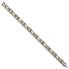 Black Bow Jewelry 8mm 14k Gold Inlay and Titanium Link Bracelet - 8.5 Inch - 2 of 4