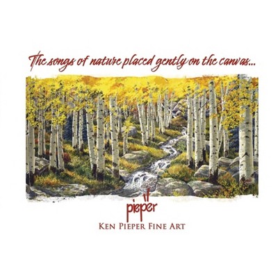 The Songs of Nature Placed Gently on the Canvas... - by  Ken Pieper (Paperback)