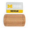 NCAA Michigan Wolverines Parawood Billboard Glass Top Serving Tray - 2 of 2