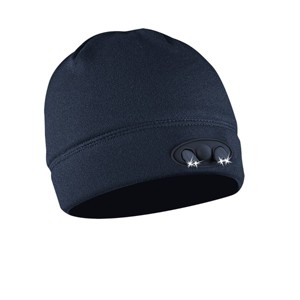 POWERCAP Adult 4 LED Compression Fleece Cap - Navy - 1 of 4