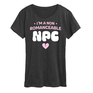 Women's - Instant Message - Non Romanceable NPC Short Sleeve Graphic T-Shirt - 1 of 4